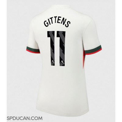 Zenski Nogometni Dres Chelsea Jamie Gittens #11 Gostujuci 2025-26 Kratak Rukav Zenski Nogometni Dres Chelsea Jamie Gittens #11 Gostujuci 2025-26 Kratak Rukav